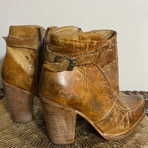 Size 7.5 BedStu Distressed Leather Ankle Boot